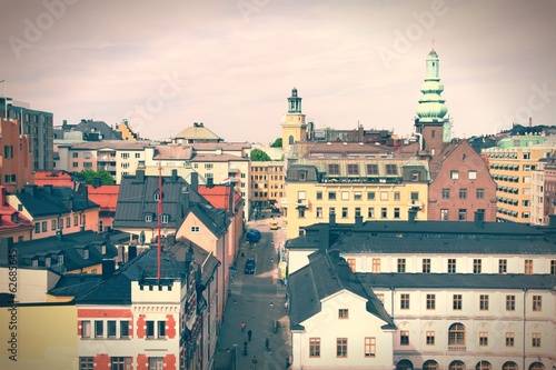 Photography Sodermalm, Stockholm. Cross processed color tone.