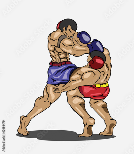 Muay thai. Martial art