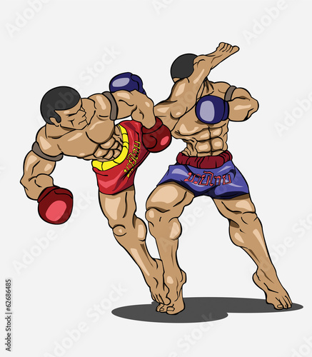 Muay thai. Martial art
