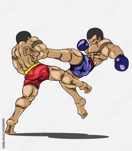 Muay thai. Martial art