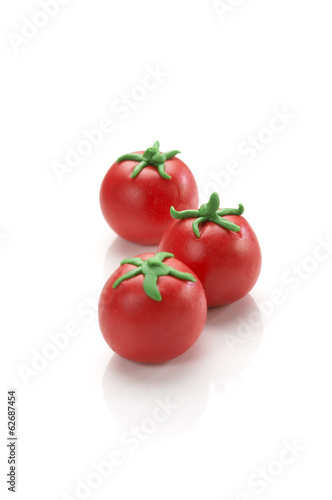 mini three tomato from clay © seksanwangjaisuk