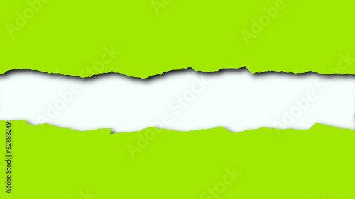 Torn paper with white space for text