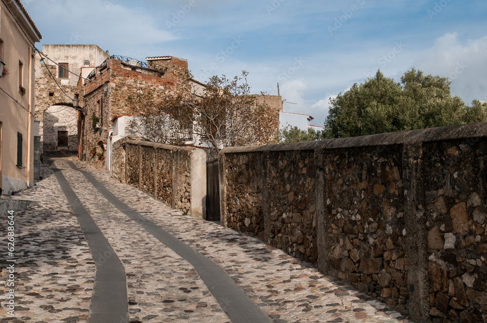 Sardinia: Posada 's historic center