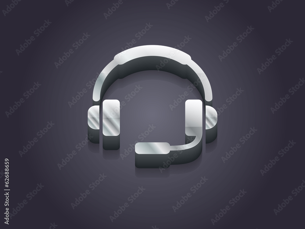 3d Vector illustration of support icon 3d Vector illustration of support icon