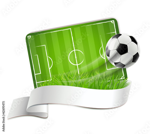 Fussballfeld Signet