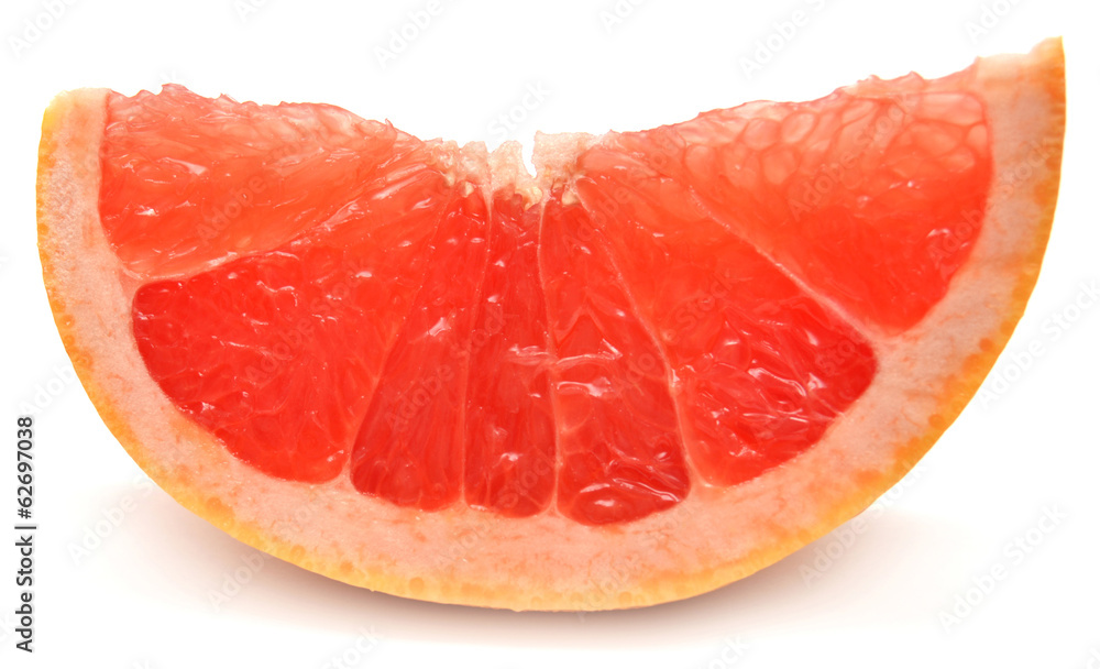 Slice of grapefruit