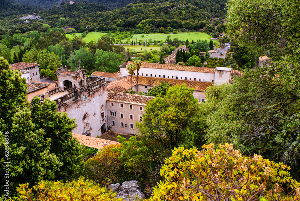 Santuari de Lluc monastery in Mallorca, Spain