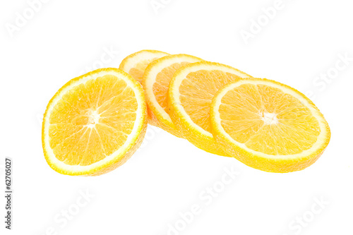 Oranges Isolated on White Background