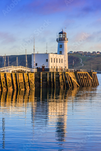 Sunset over Scarborough Lighthouse