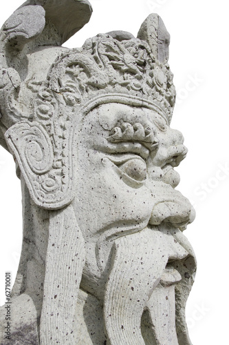 Wallpaper Mural Old Chinese stone statue in wat Po Torontodigital.ca