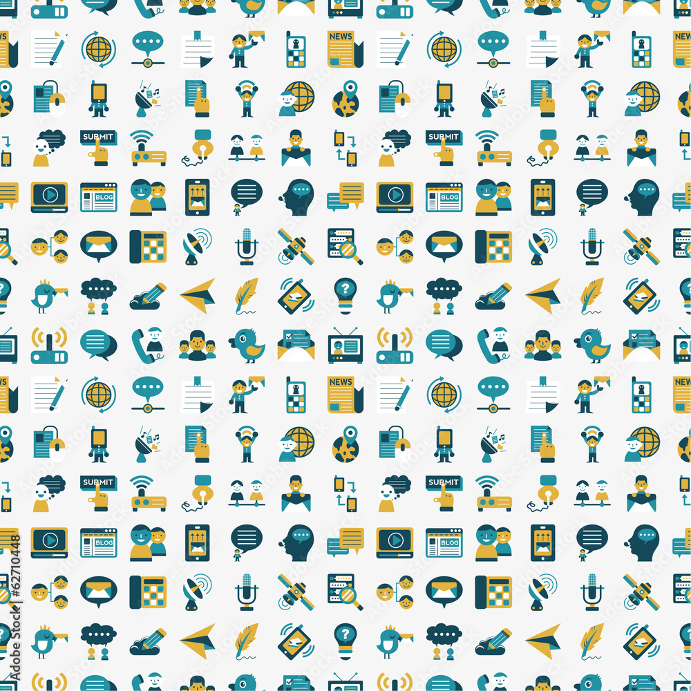 seamless retro flat communication pattern seamless retro flat communication pattern