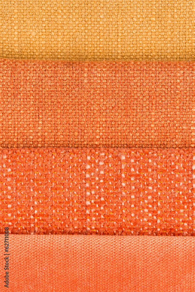 Fototapeta premium Orange fabric