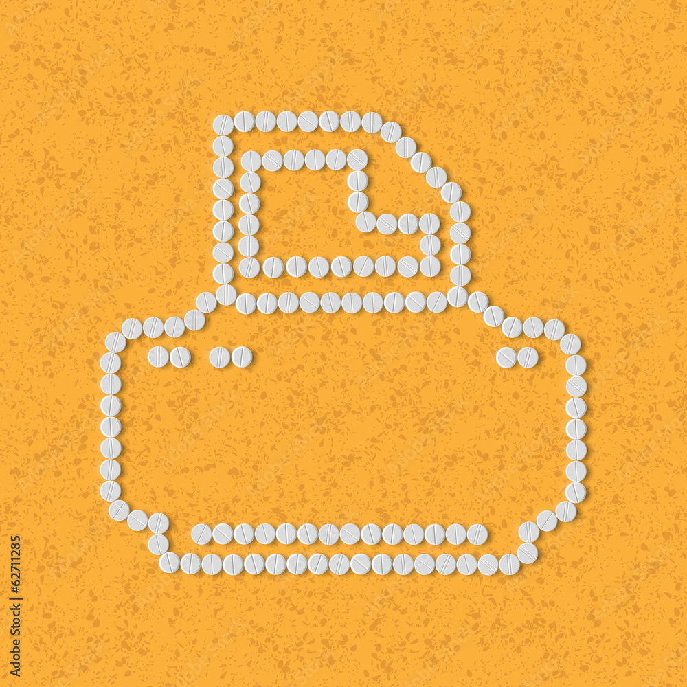 pills concept: printer, office pills concept: printer, office