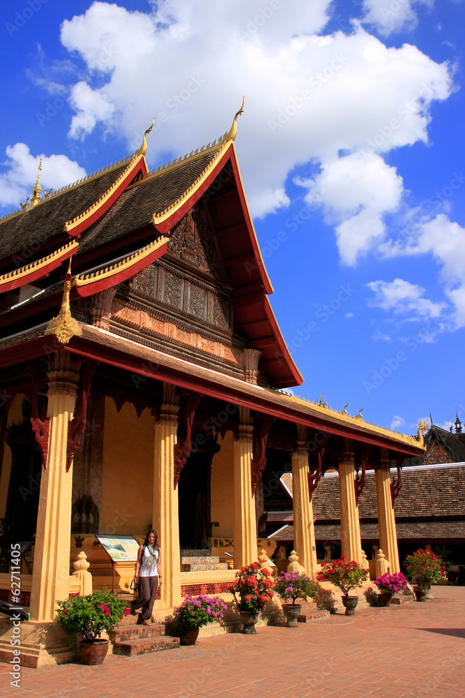 Fototapeta premium Wat Si Saket, Vientiane, Laos