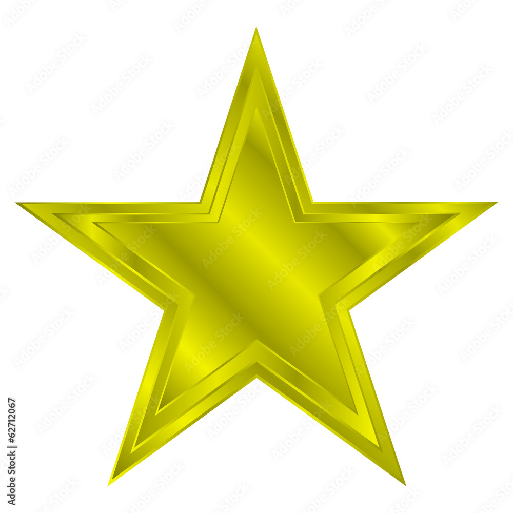 Obraz premium Gold star