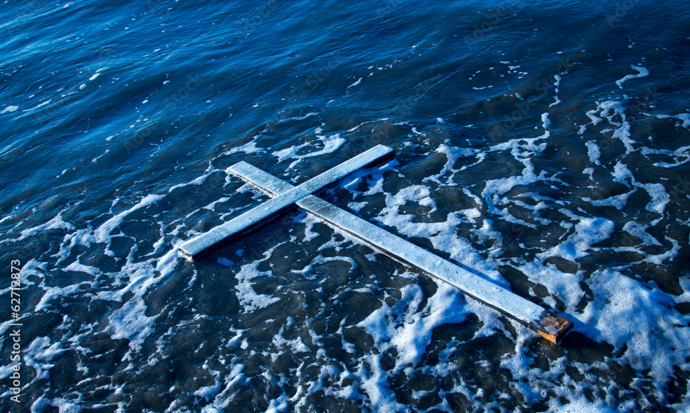 Fototapeta premium Floating Cross
