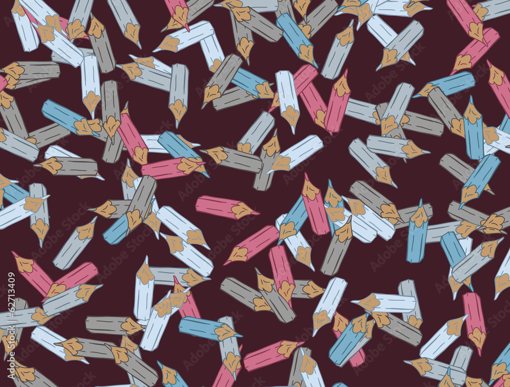 Obraz premium background with pencils