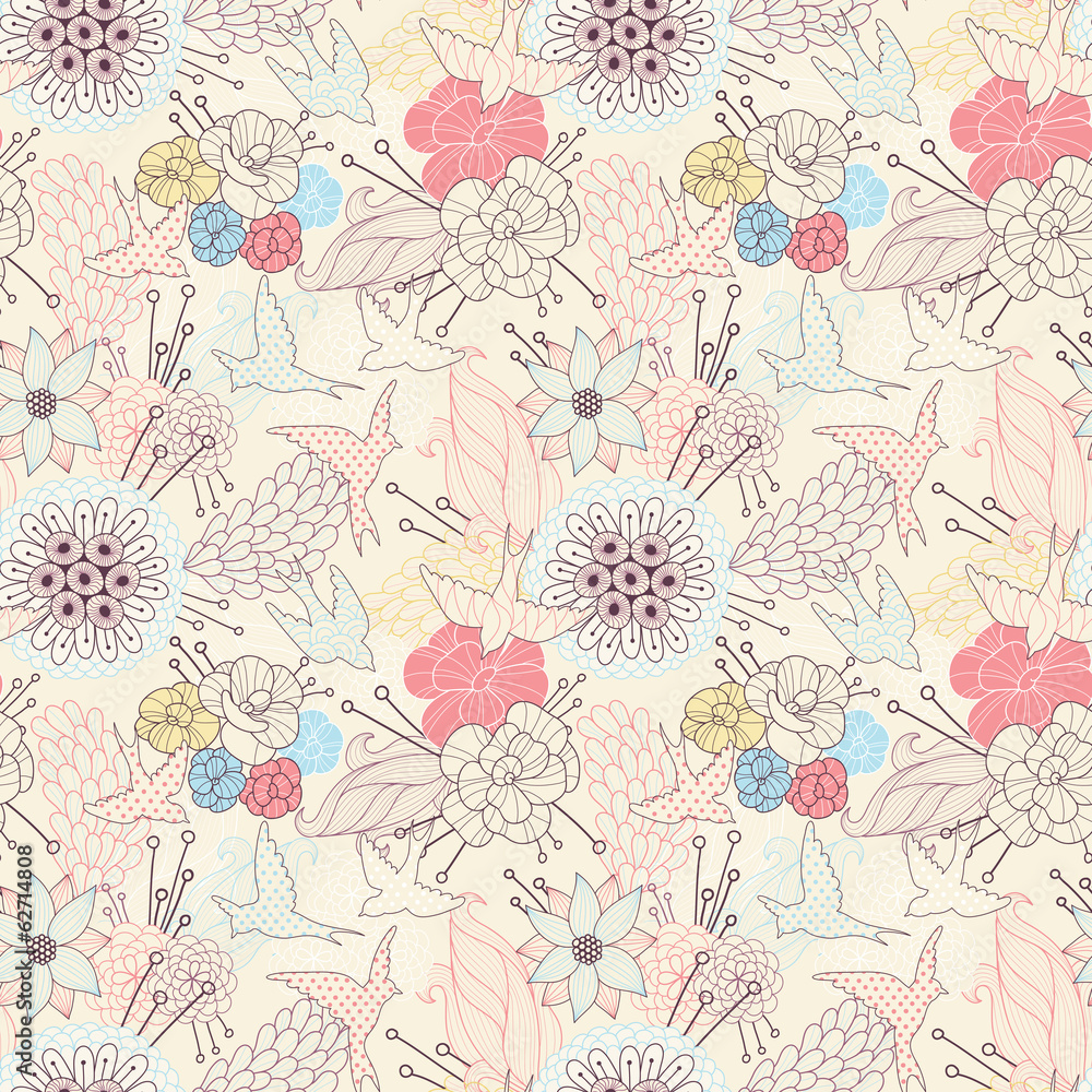Seamless floral pattern Seamless floral pattern