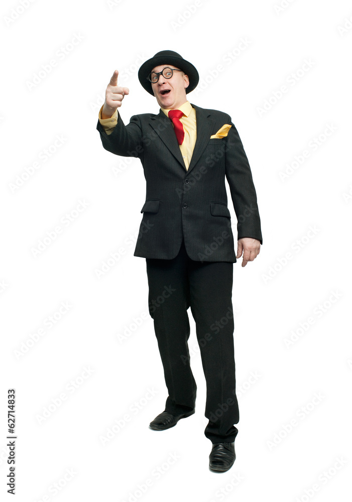 Man in a black suit Man in a black suit