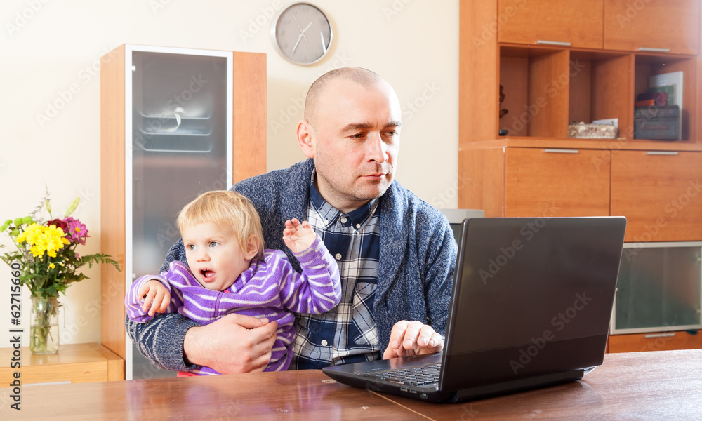 Work at home. Work at home.