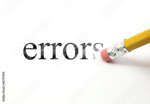 Erase your Errors
