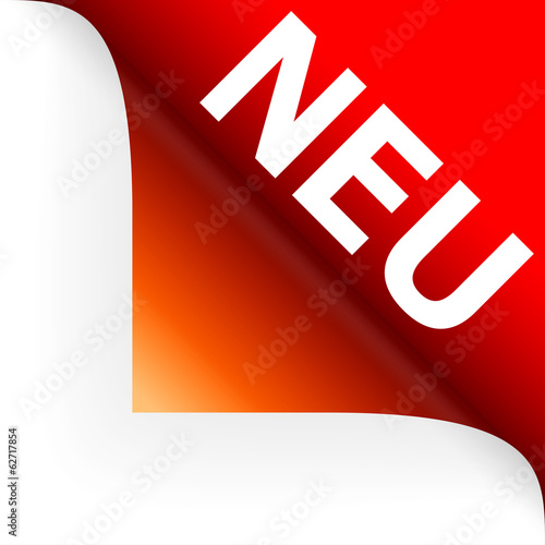 NEU - Papierecke umgeschlagen
