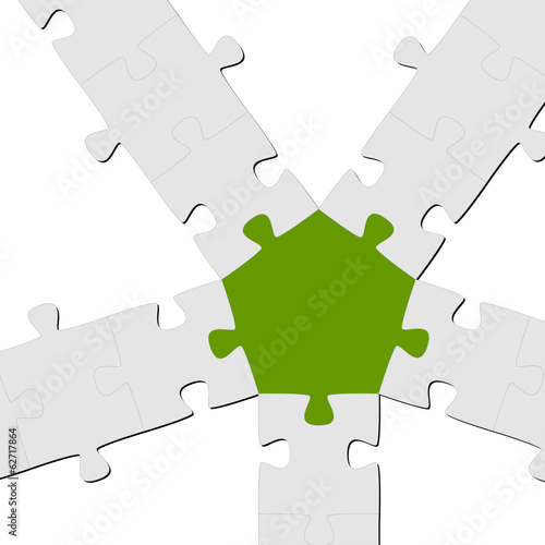 Puzzle Verbindung / Teamwork