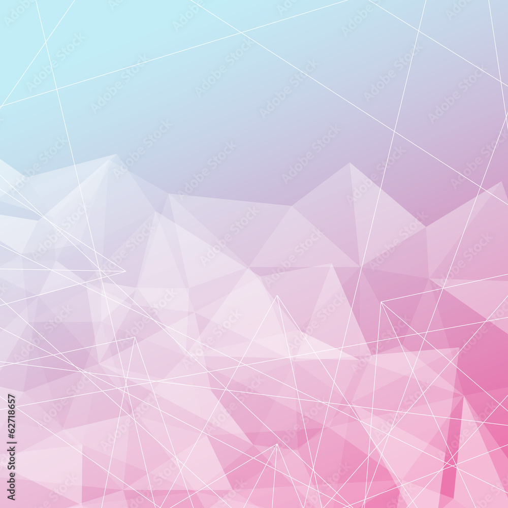 Obraz premium Transparent crystal structure bright background