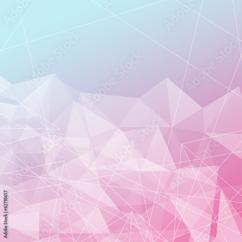 Transparent crystal structure bright background