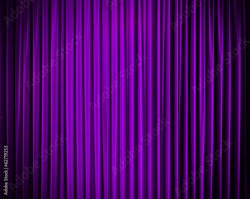 closed curtain with light spots in a theater