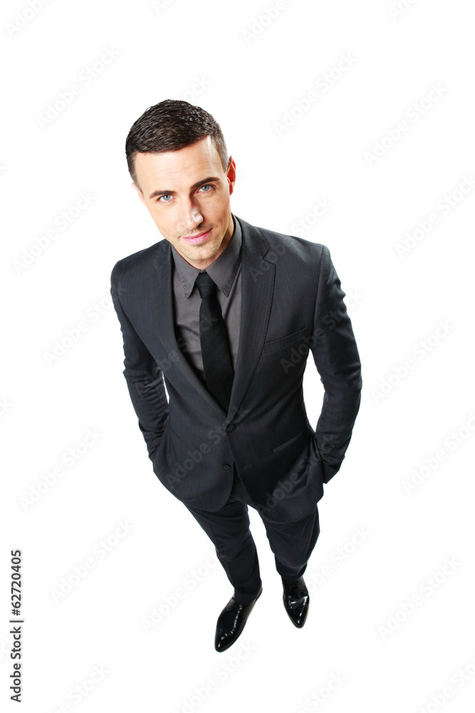 Full-length portrait of a businessman standing Full-length portrait of a businessman standing
