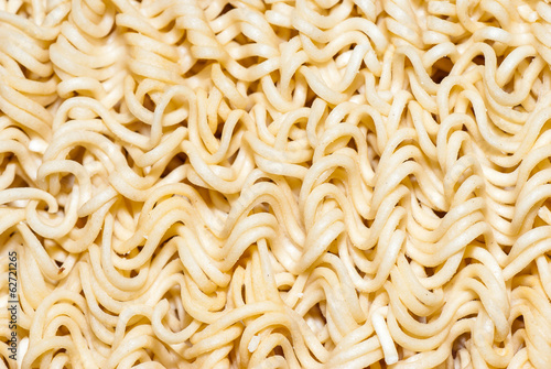 Instant noodles. Texture. Close up