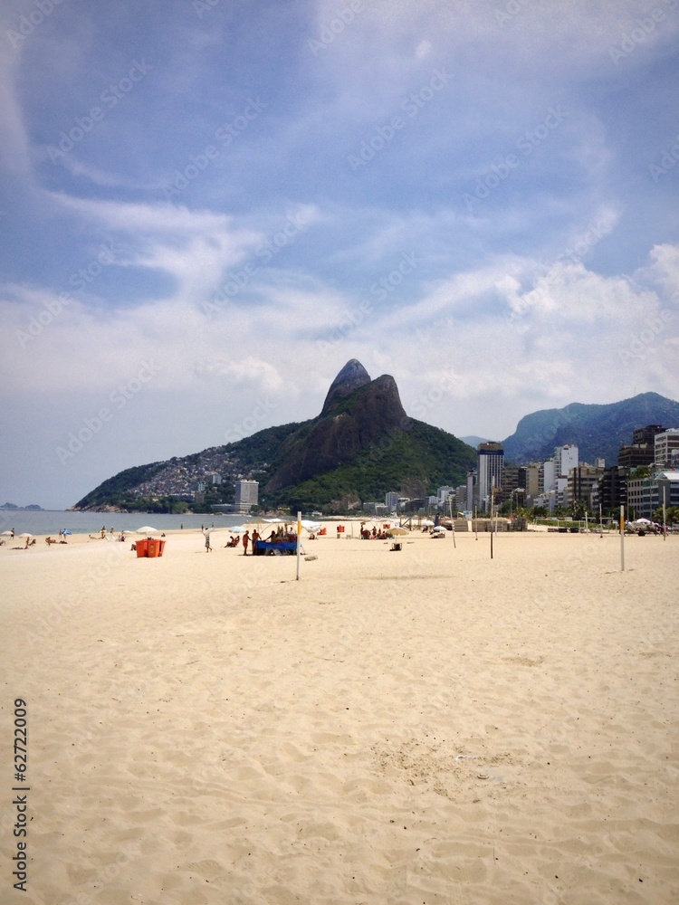 Leblon beach, Rio de Janeiro. Vertical