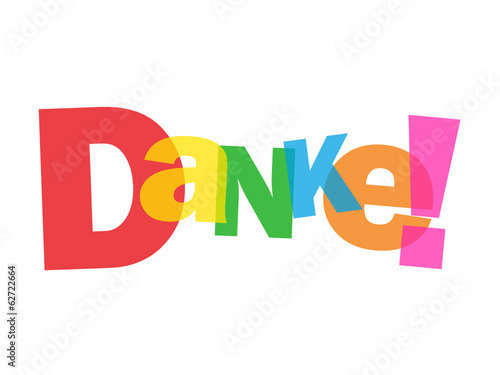 "DANKE" Karte (Dankbarkeit Vielen Dank Schön Sehr Frieden)