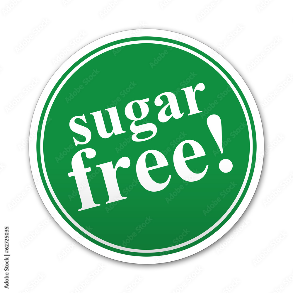 Pegatina redonda sugar free! Pegatina redonda sugar free!