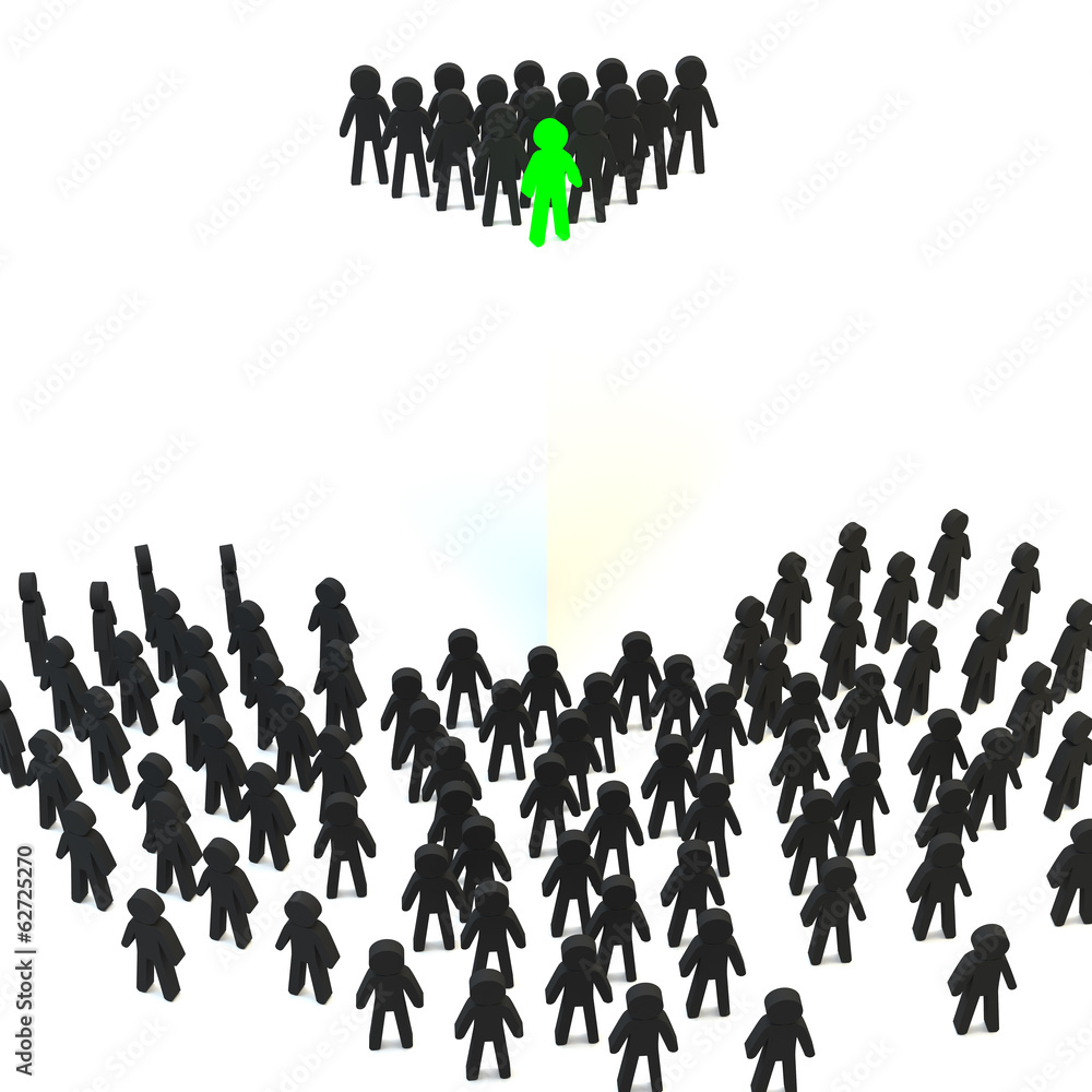 Naklejka premium dream team leader