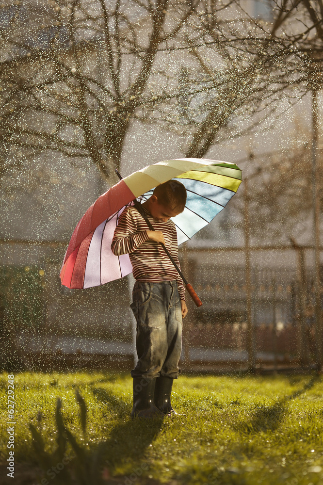 Colorful Real Umbrella