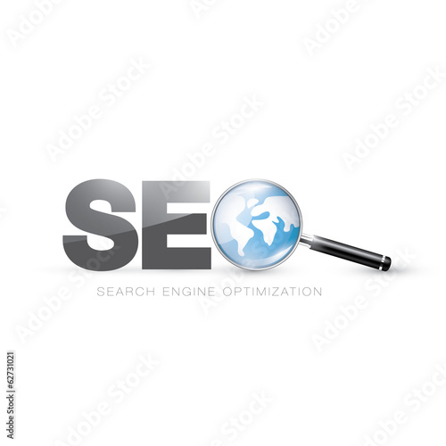 Website search engine optimization concept vector