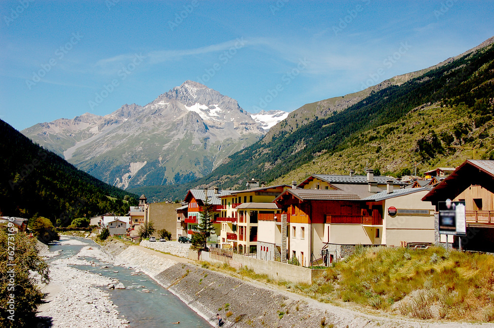 Wonderful natural landscape of Alps, central Europe