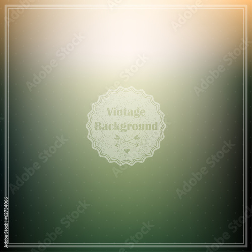 Soft blured background with retro style sign