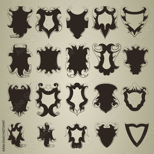 Set of shield
