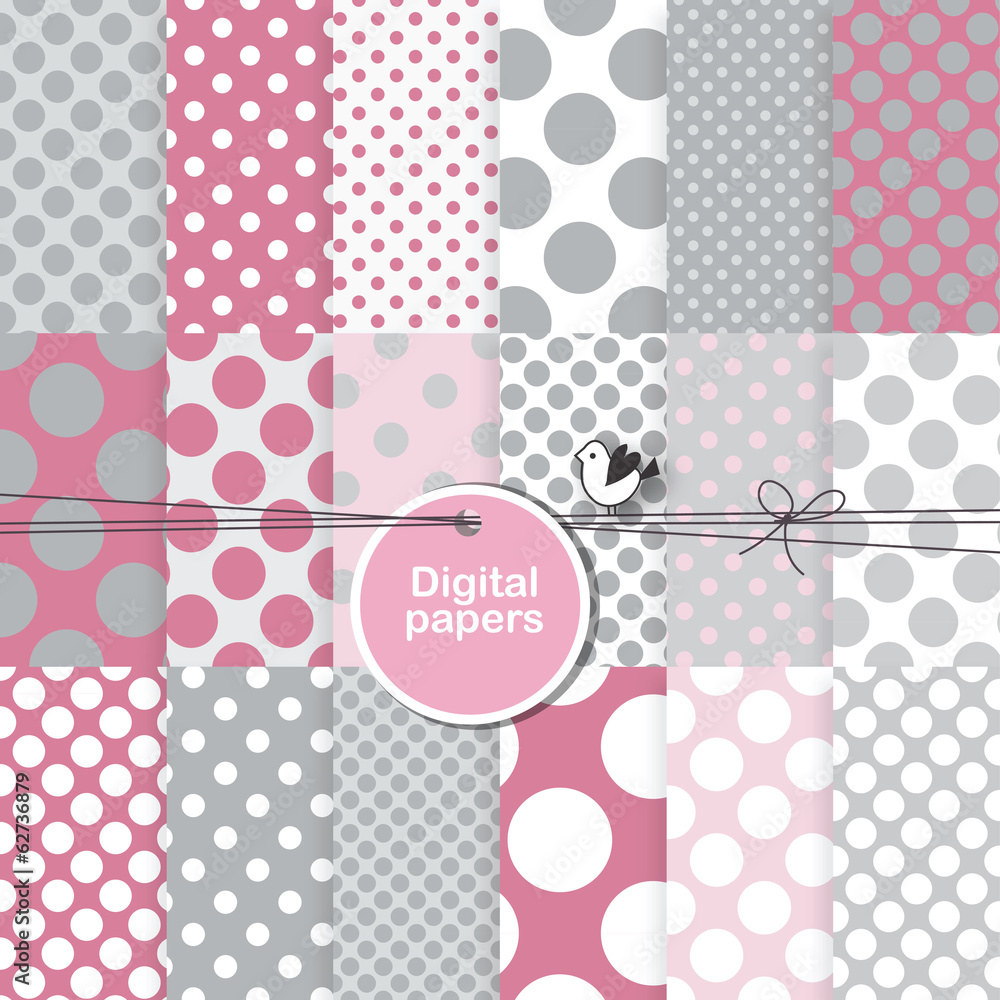 Seamless pattern background - decorative digital paper