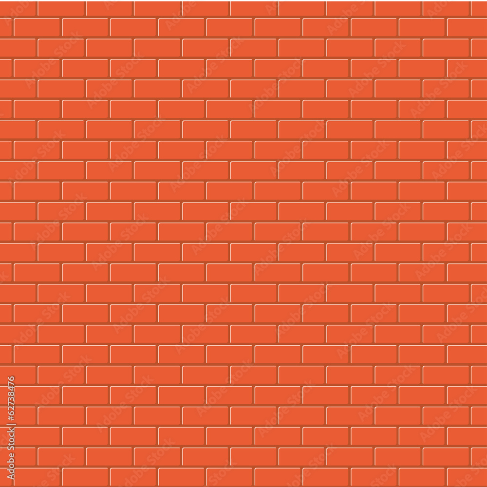 Obraz premium vector red brick background texture. Eps 10