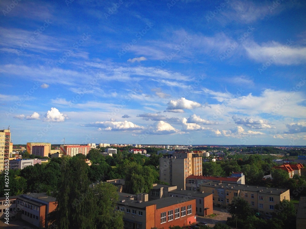 Fototapeta premium Nad Olsztynem
