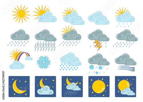 20 weather icons