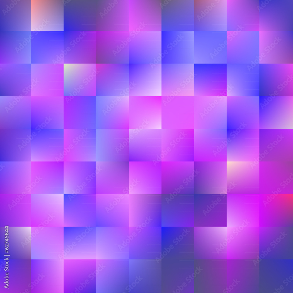 Blue and violet background with squares Blue and violet background with squares