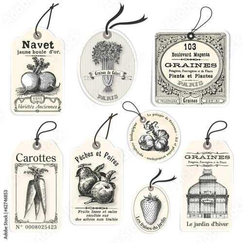 Vintage Seed Tags photo