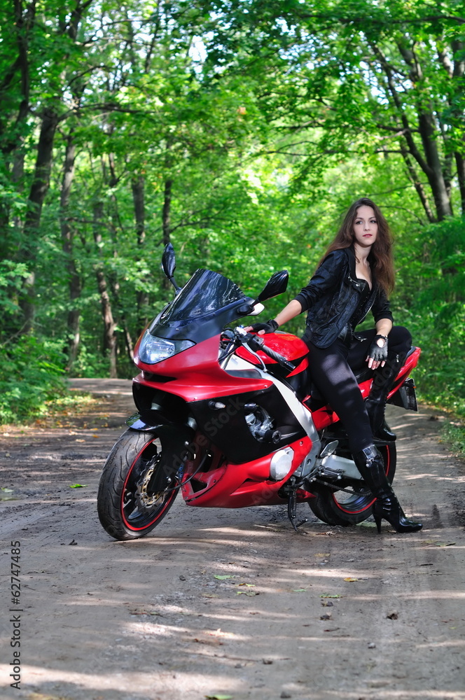 Girl riding sports outlet bike
