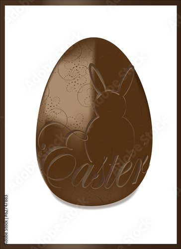 huevo de pascua  chocolate