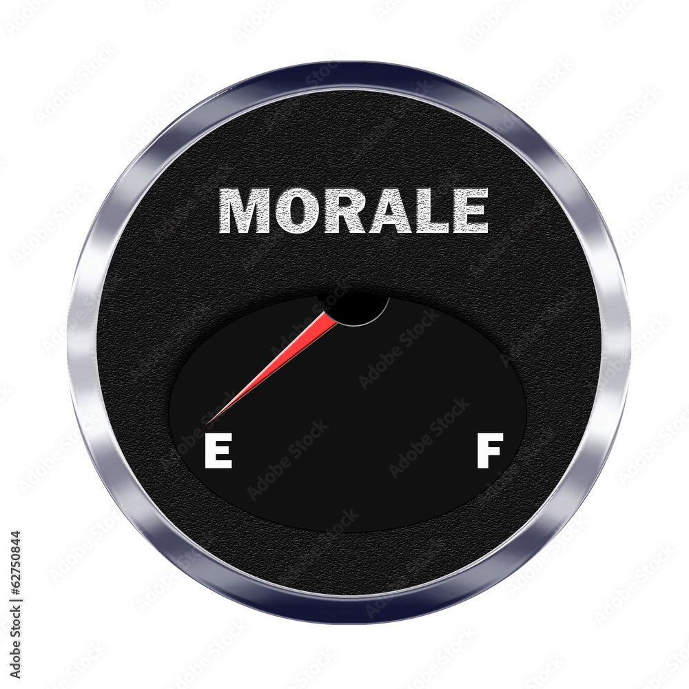 Morale meter reading empty Morale meter reading empty